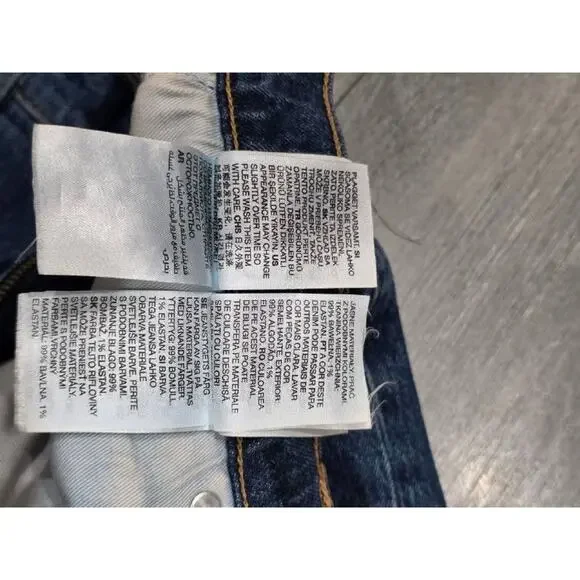 & other stories Wide Leg high waist Jeans preppy Y2K Medium Blue 29/28 A004542 - Picture 3 of 11